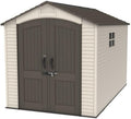 7 × 12 Ft Outdoor Storage Shed – Dual-Wall HDPE Construction with Steel Reinforcement