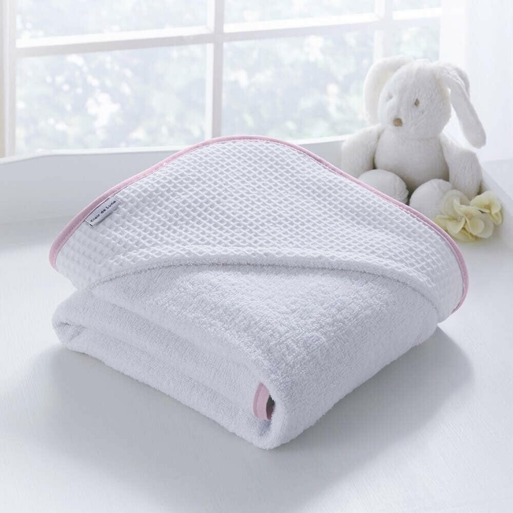 Clair de Lune Over The Moon Hooded Towel (Pink)