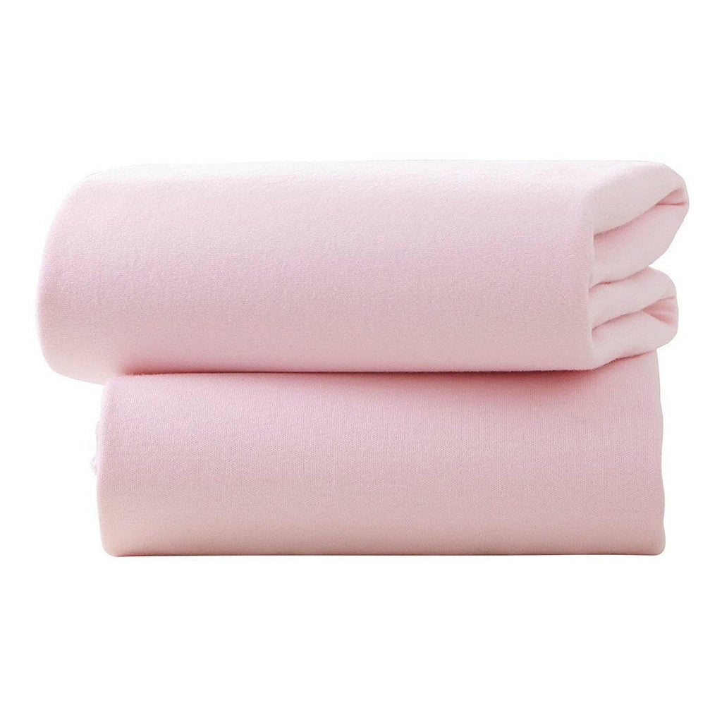 Clair De Lune Fitted Sheets (Pink) Cot 120x60cm