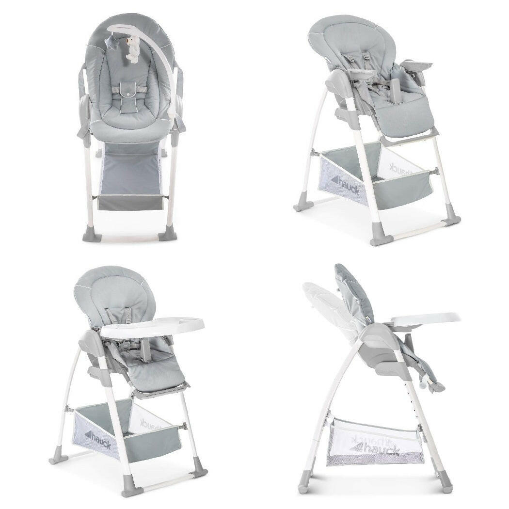 Hauck Sit 'n' Relax 3in1 Highchair (Stretch Grey)