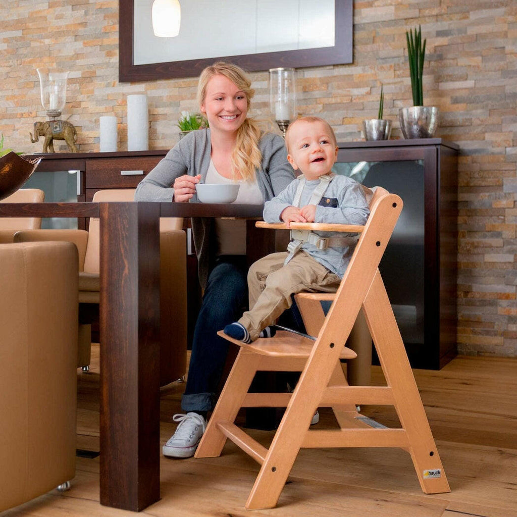 Hauck Alpha+B Wooden Highchair (Natural)