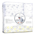 BreathableBaby Cot Bed Set (Twinkle Grey)