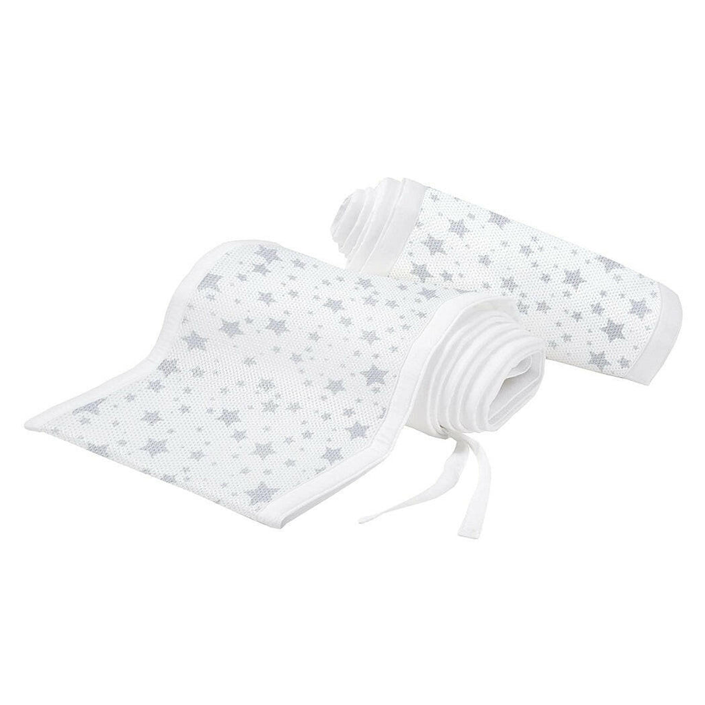 BreathableBaby Cot Bed Set (Twinkle Grey)