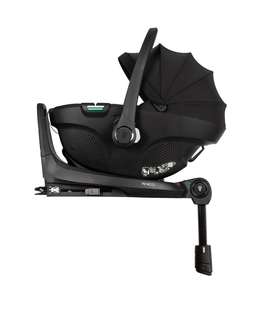 Venicci Tiago 360 I-Size Isofix Car Seat in Black - Safe and Stylish Isofix Car Seat