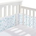BreathableBaby Mesh Liner - 4 Sided (Twinkle Stars Blue)