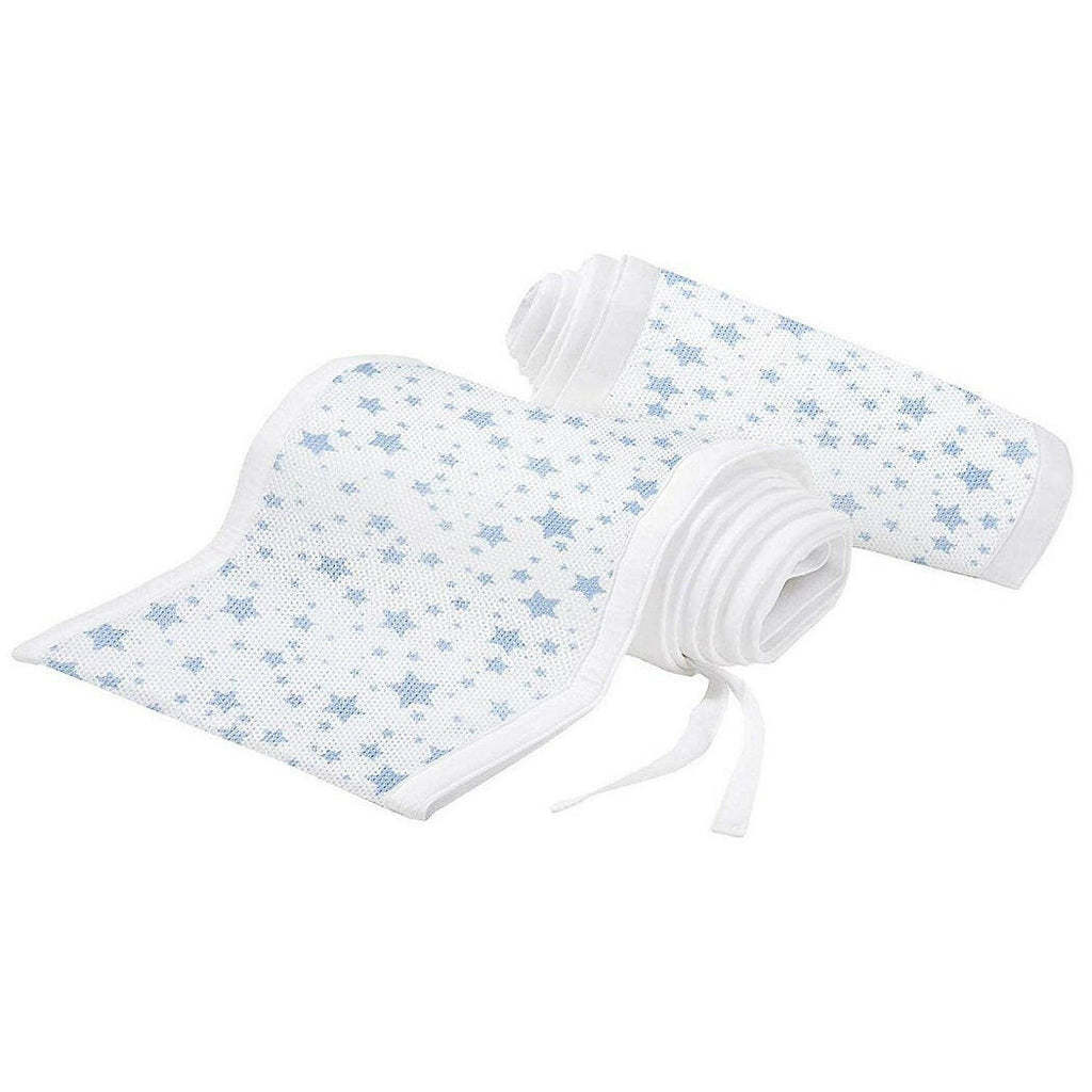BreathableBaby Mesh Liner - 4 Sided (Twinkle Stars Blue)