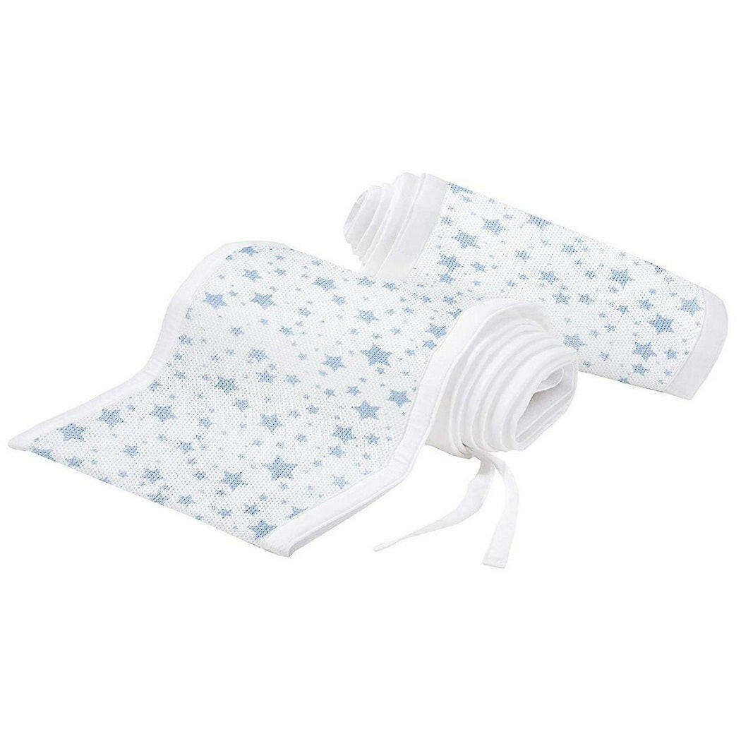 BreathableBaby Mesh Liner - 4 Sided (Twinkle Stars Blue)