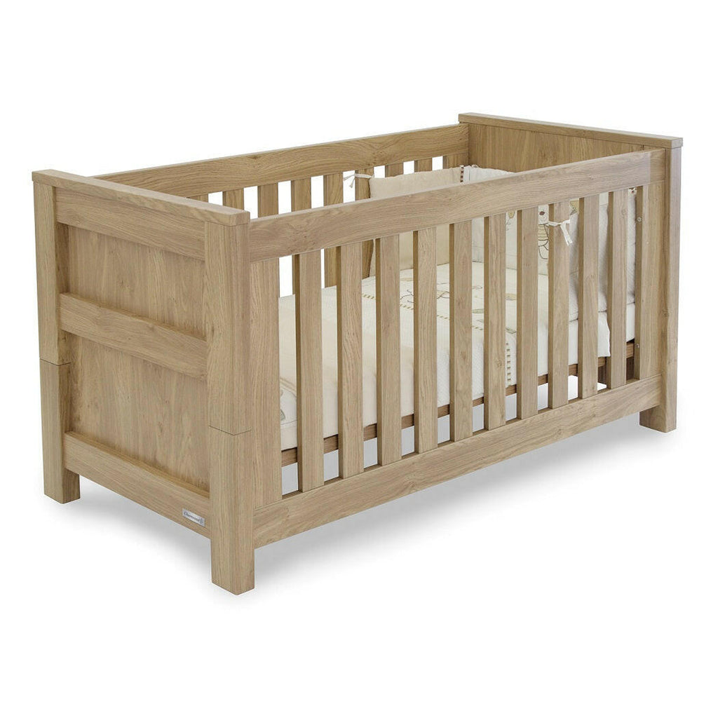 Babystyle Bordeaux Nursery Furniture Set - Oak - 3 Piece (Free Mattress)