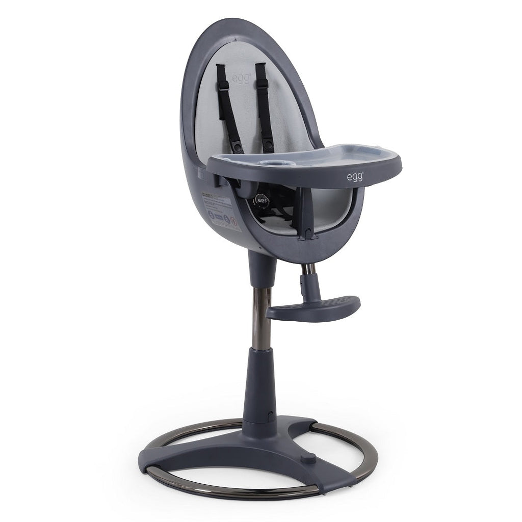 egg Highchair with Seat Pad – Grey