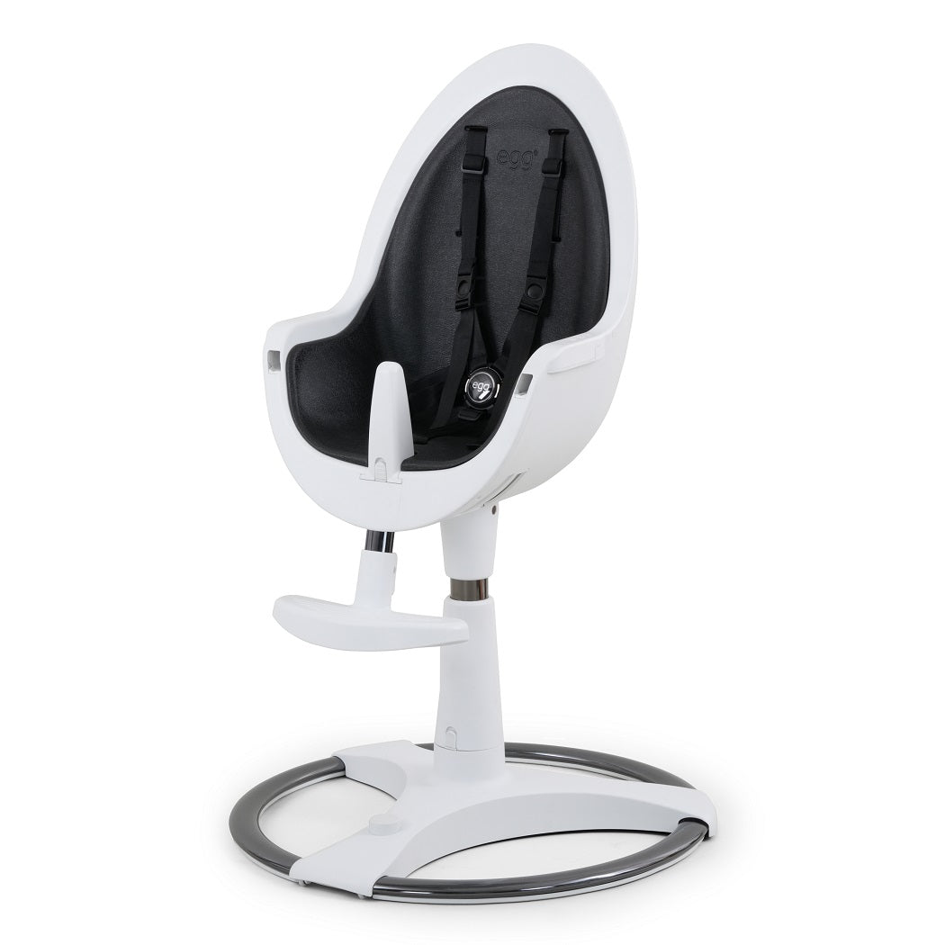 egg Highchair with Seat Pad – White