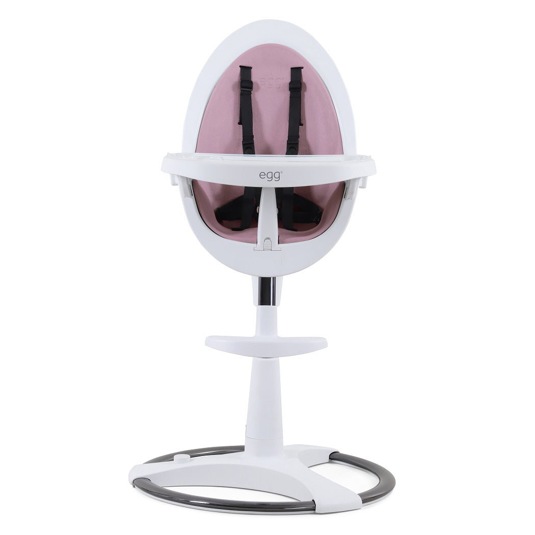egg Highchair with Seat Pad – White