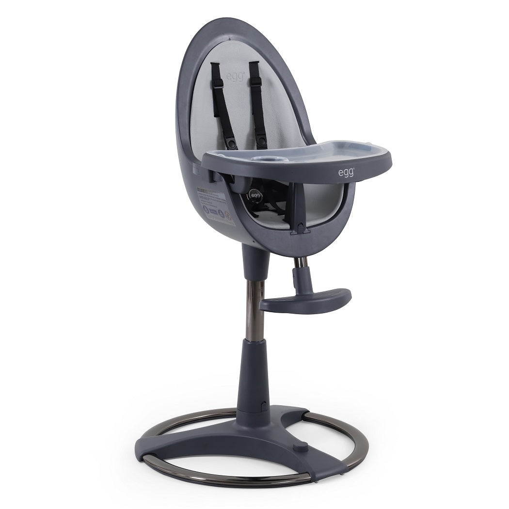 egg Highchair with Seat Pad – Grey