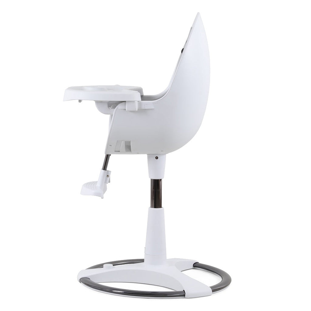 egg Highchair with Seat Pad – White