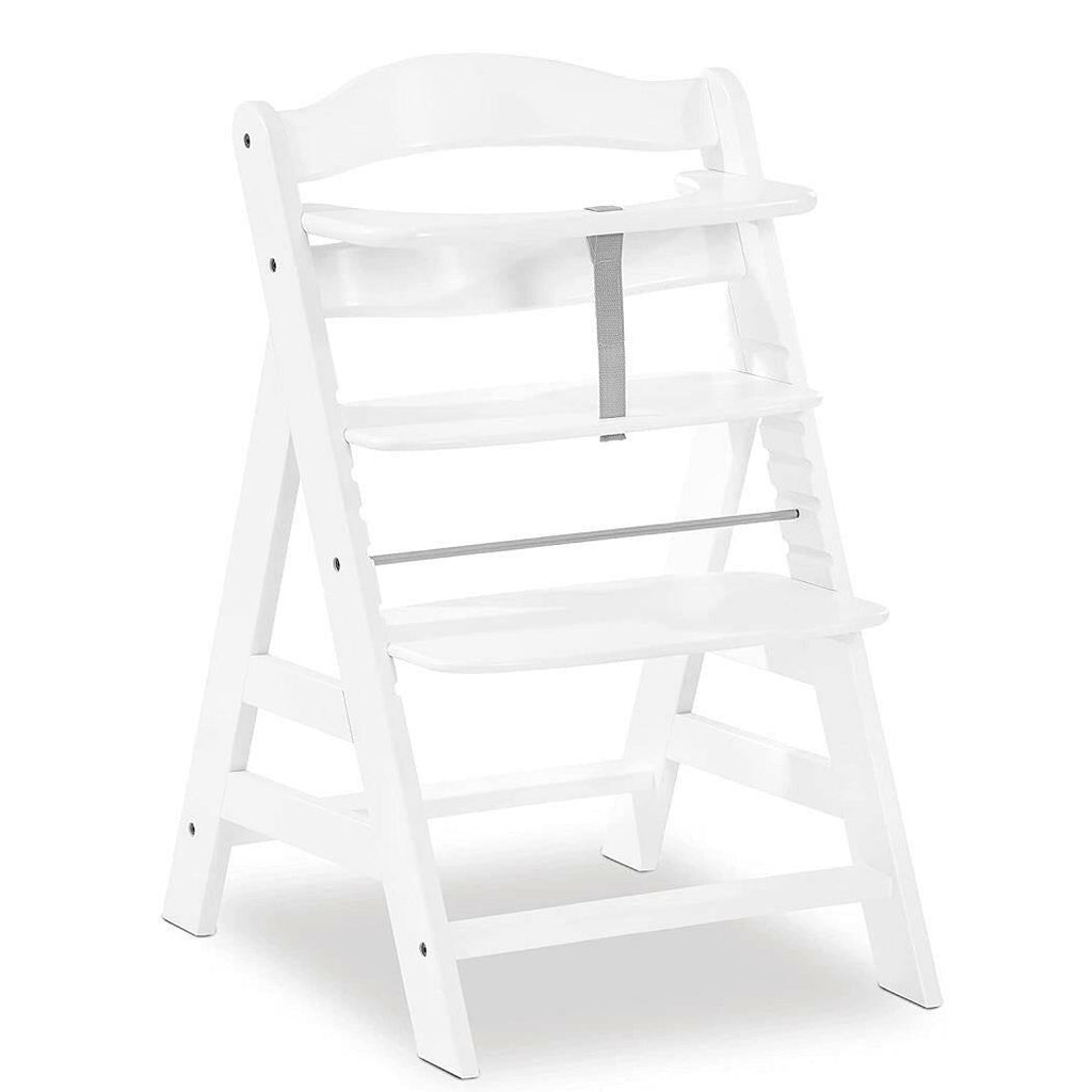 Hauck Alpha+B Wooden Highchair (White)
