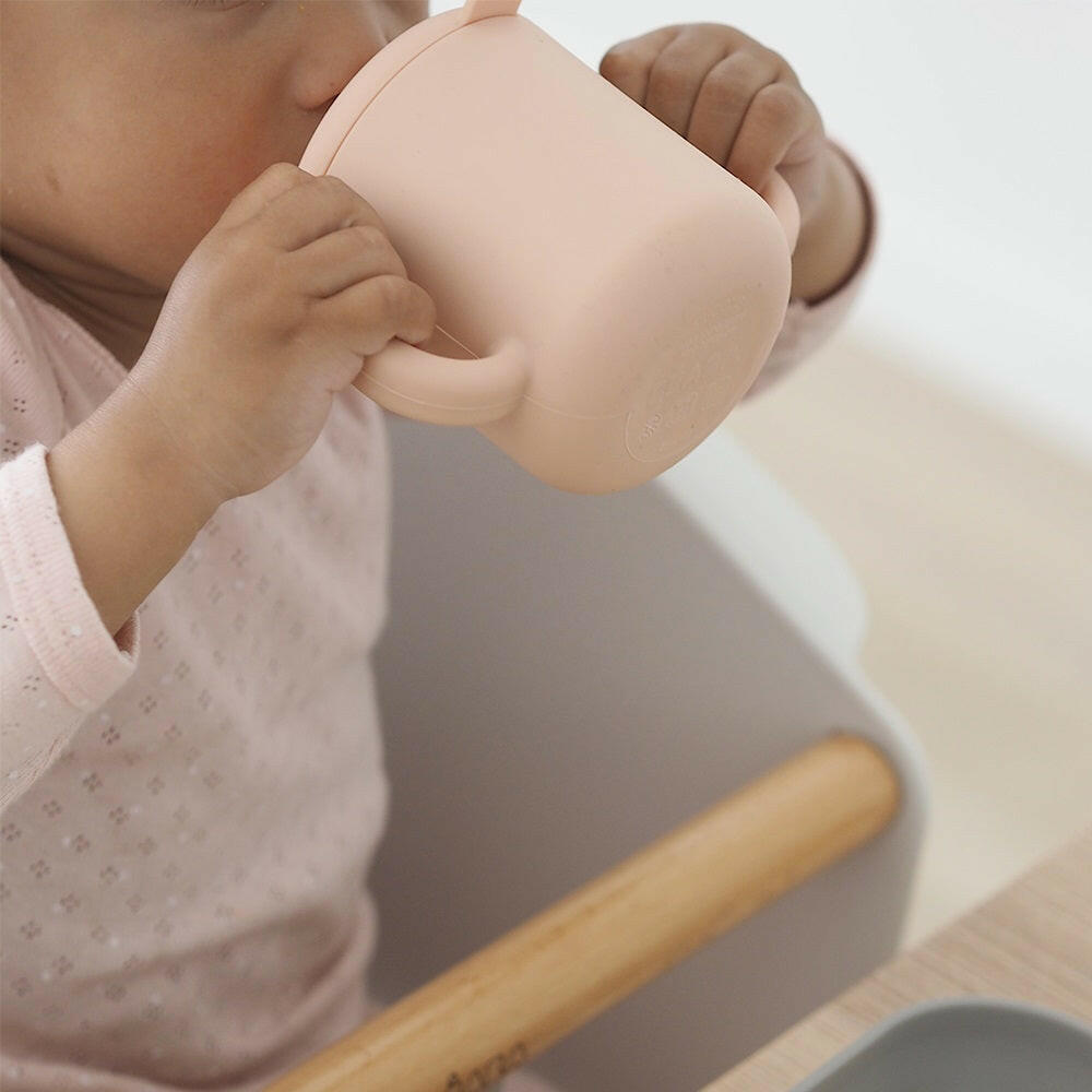 BEABA Silicone Meal Set - 3 Piece (Pink)