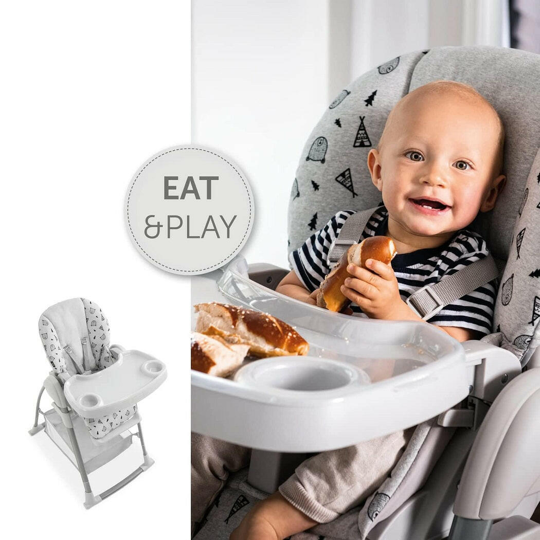 Hauck Sit 'n' Relax 3in1 Highchair (Nordic Grey)