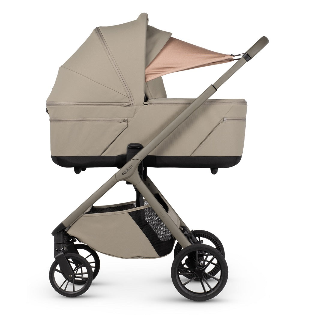 Venicci Tila Essential 11-Piece Pram & Pushchair Set – Latte