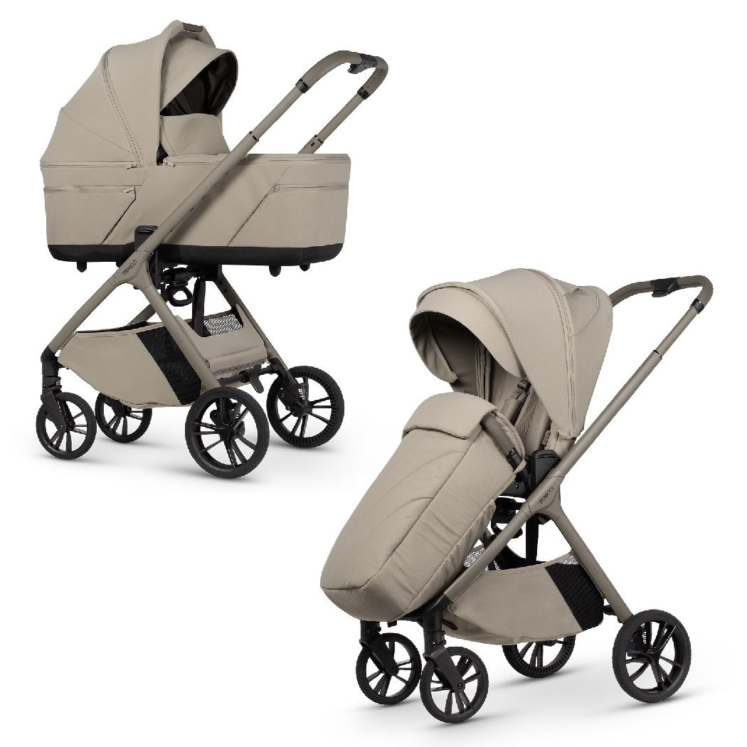 Venicci Tila Essential 11-Piece Pram & Pushchair Set – Latte